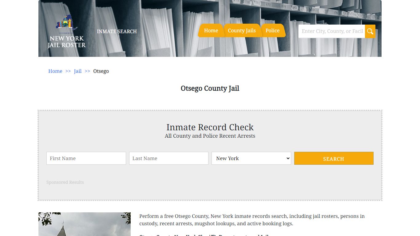 Otsego County Jail - Jail Roster Search